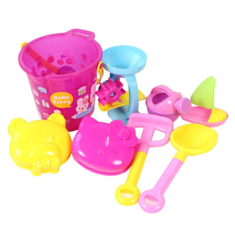 바니랜드 미술놀이 헬로키티 통 모래놀이