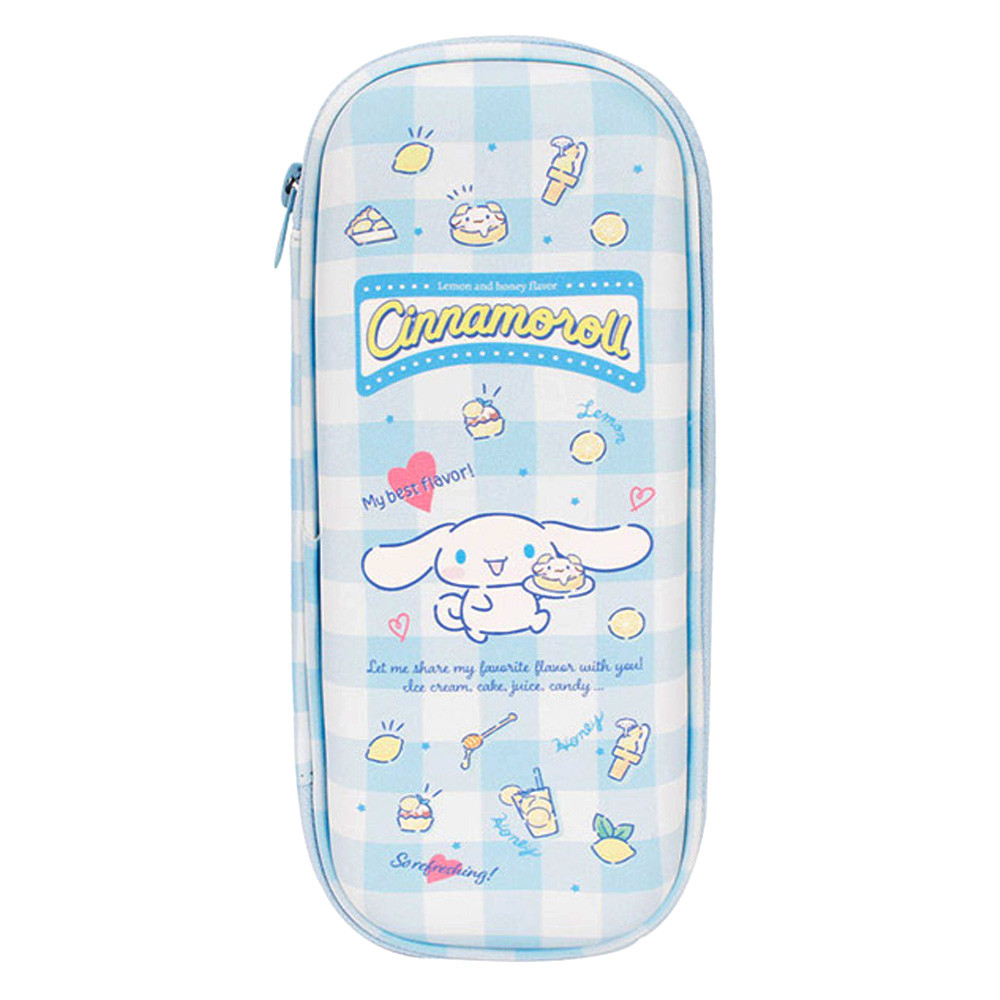 윙하우스 소품가방 시나모롤 와이드 EVA 파우치 스카이블루 화장품 파우치백