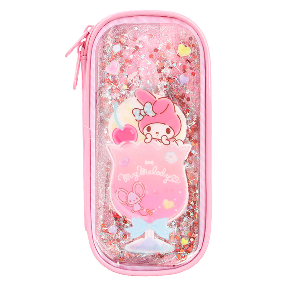 윙하우스 소품가방 마이멜로디 주스 2단 액체 파우치 화장품 파우치백
