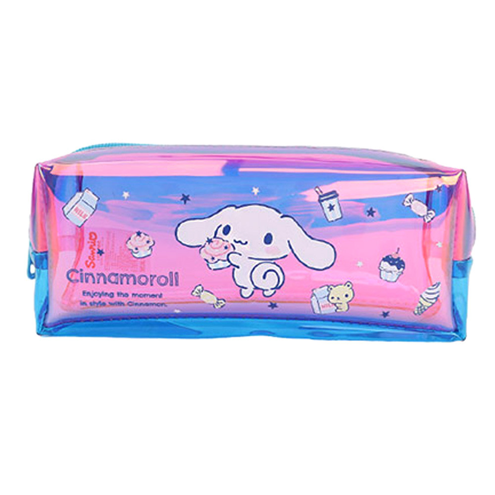 윙하우스 소품가방 산리오 홀로그램 스퀘어 파우치 (시나모롤) 화장품 파우치백