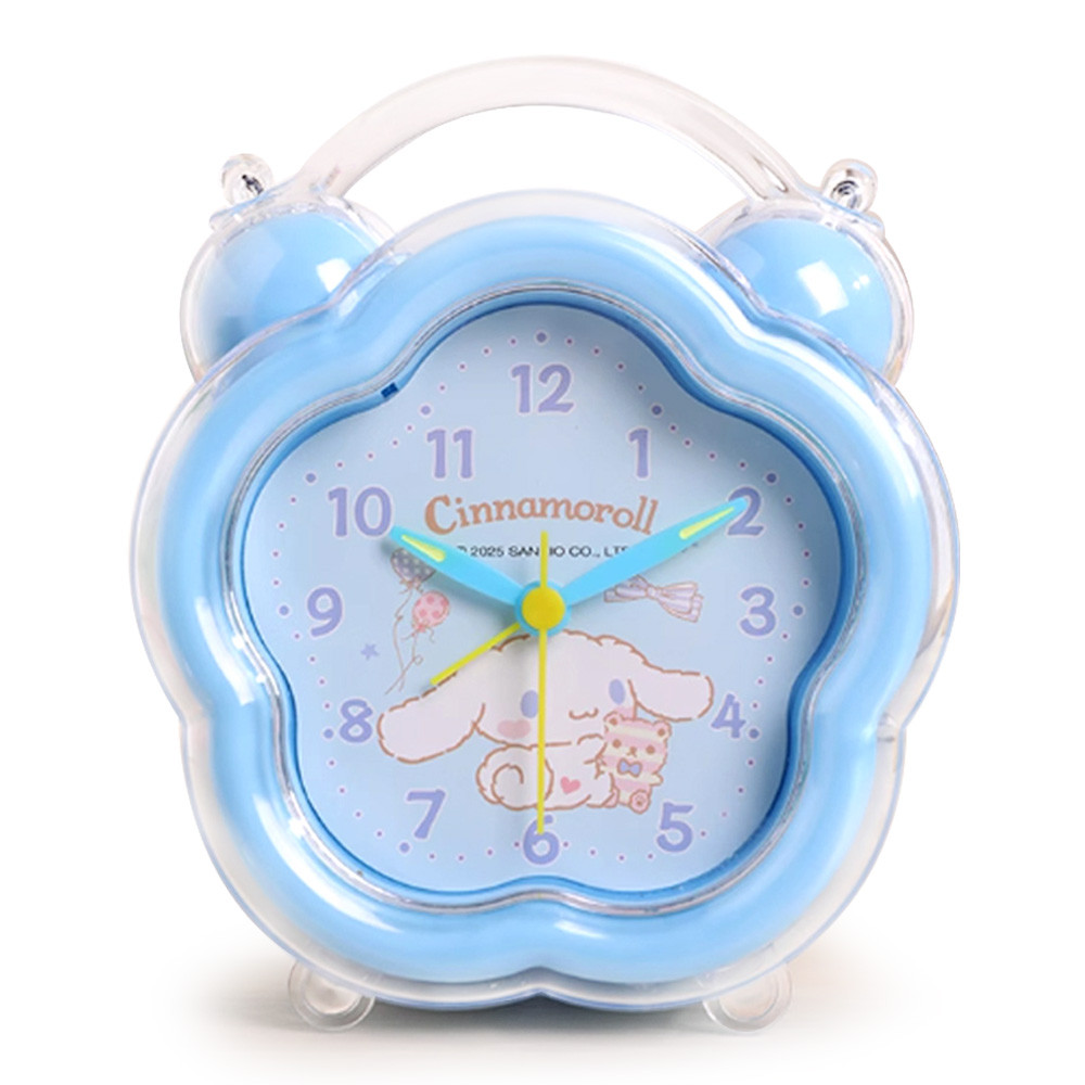 나라 알람시계 산리오 플라워 알람 시계 (시나모롤) 캐릭터 예쁜 탁상시계