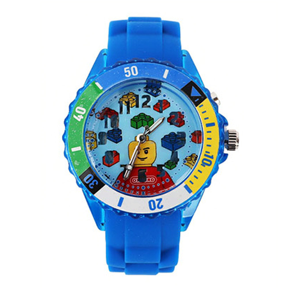 윙하우스 손목시계 옥스포드 블록 베젤 라이트 워치 (블루) 어린이 아동 시계