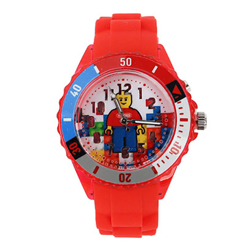 윙하우스 손목시계 옥스포드 블록 베젤 라이트 워치 (레드) 어린이 아동 시계