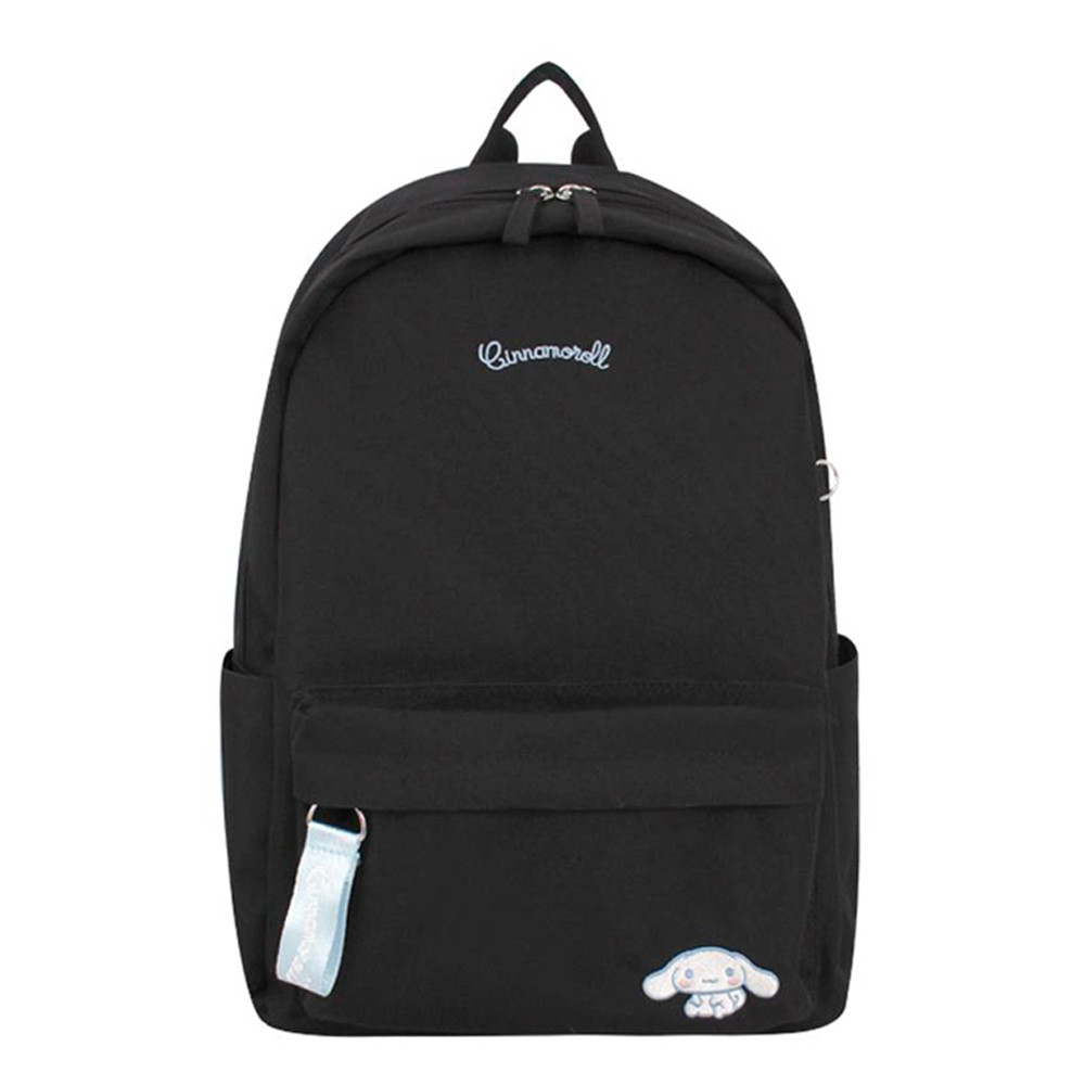 윙하우스 책가방 시나모롤 심플 블랙 백팩 캠퍼스 학생 가방