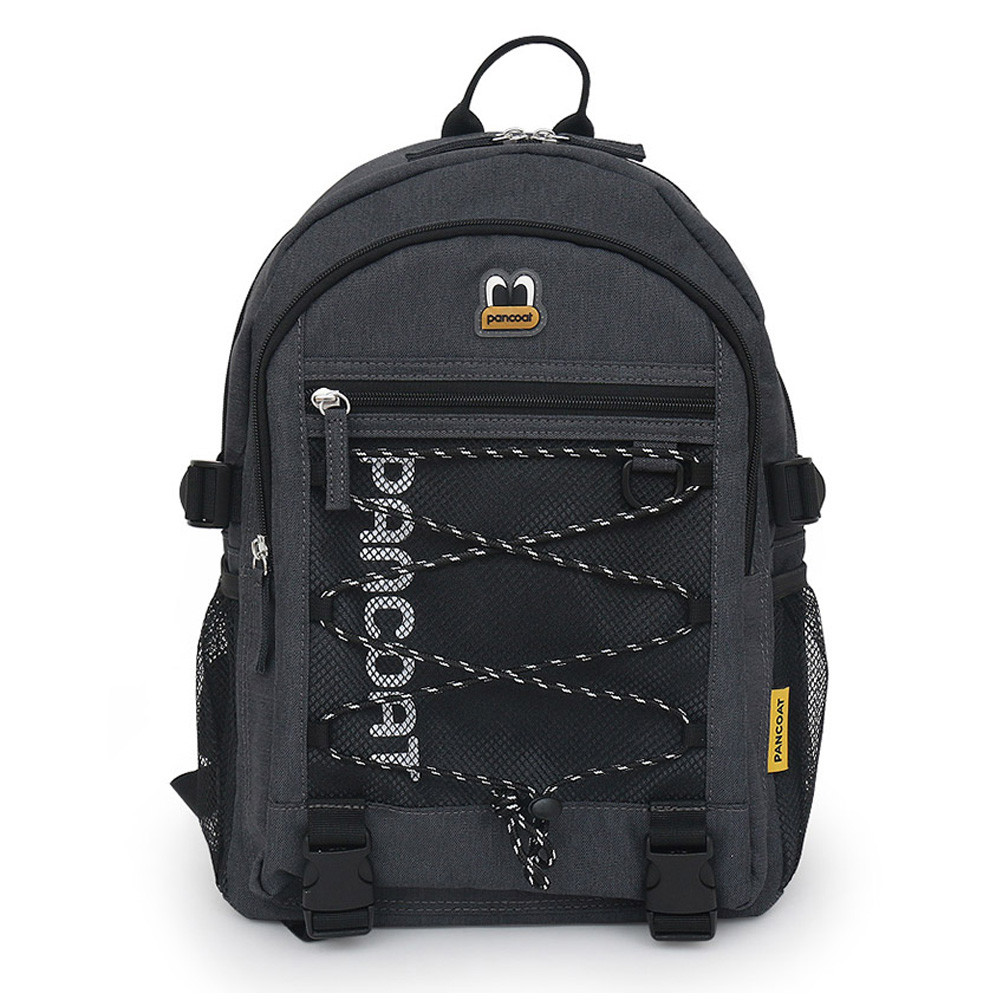 피앤디 책가방 팬콧 버클 스트링 백팩 (블랙) 캠퍼스 학생 가방