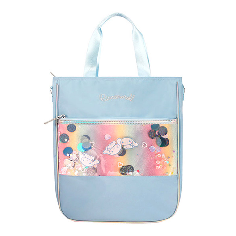 윙하우스 학생보조가방 시나모롤 블링 보조가방 실내화 주머니