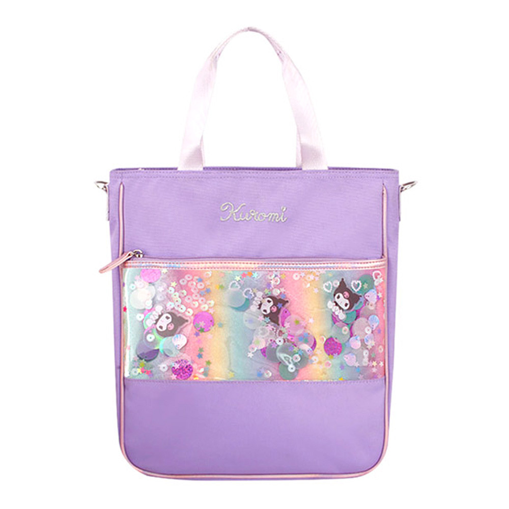 윙하우스 학생보조가방 쿠로미 블링 보조가방 실내화 주머니