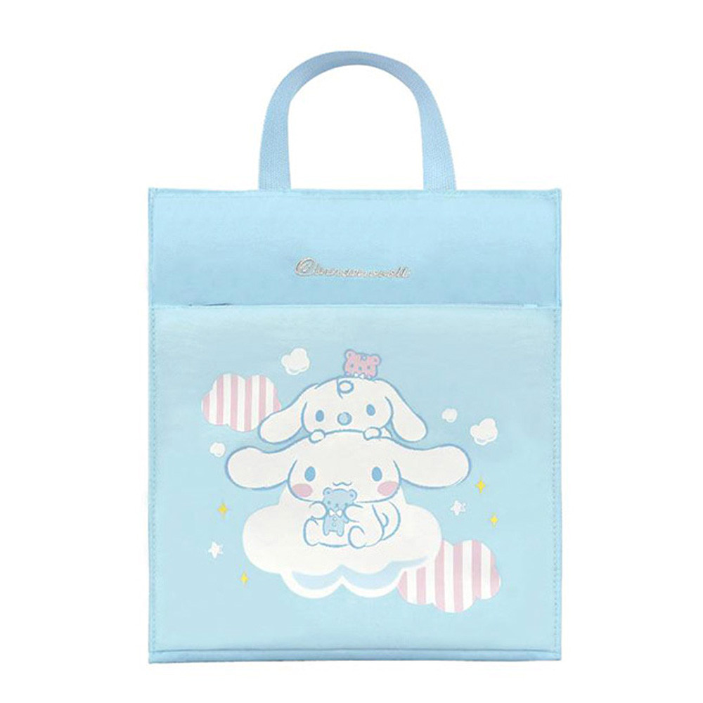 윙하우스 학생보조가방 시나모롤 심포니 보조가방 (블루) 실내화 주머니