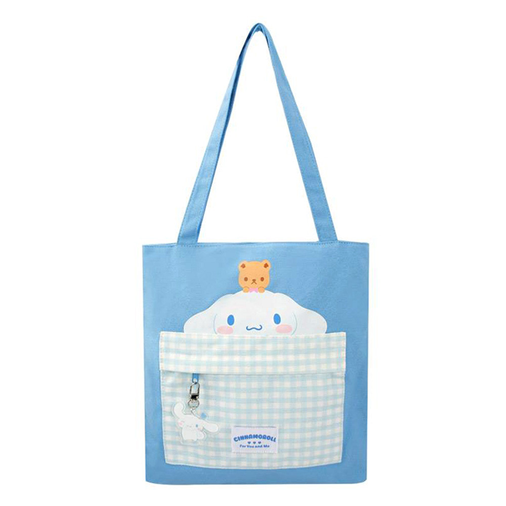 윙하우스 학생보조가방 시나모롤 포켓 보조가방 실내화 주머니 신발주머니