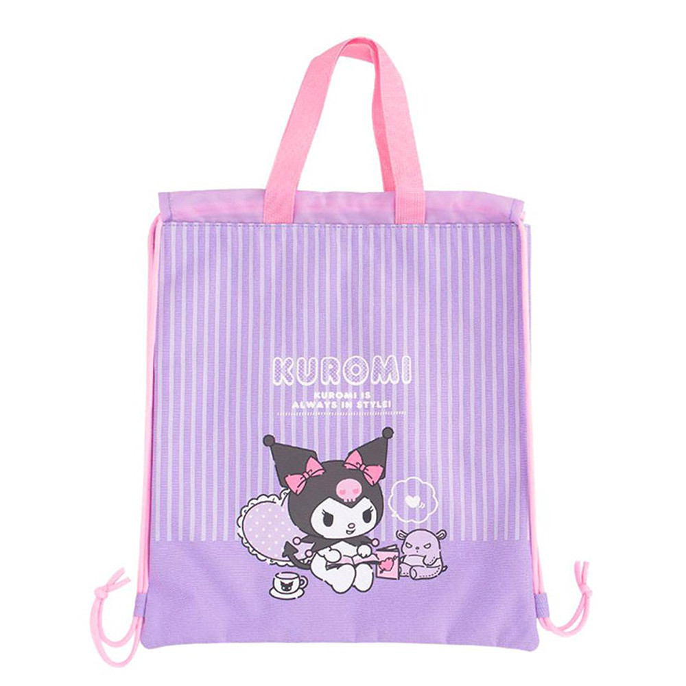 윙하우스 학생보조가방 쿠로미 조크 보조가방 실내화 주머니 신발주머니