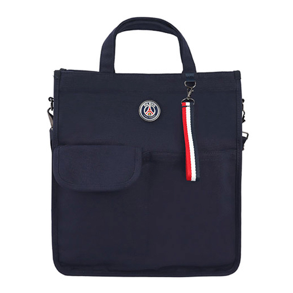 윙하우스 학생보조가방 PSG 로고 에코백 (네이비) 실내화 주머니 신발주머니