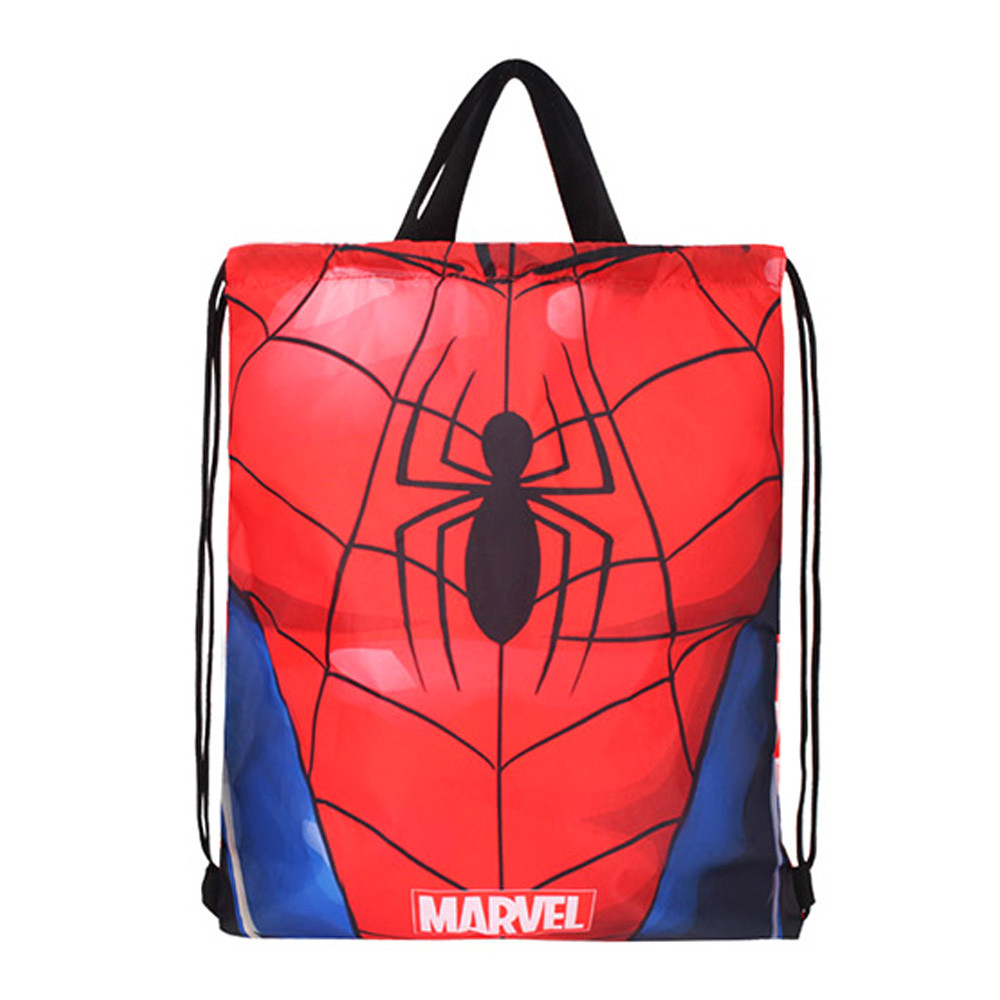 윙하우스 학생보조가방 스파이더맨 양면 보조가방 실내화 주머니 신발주머니