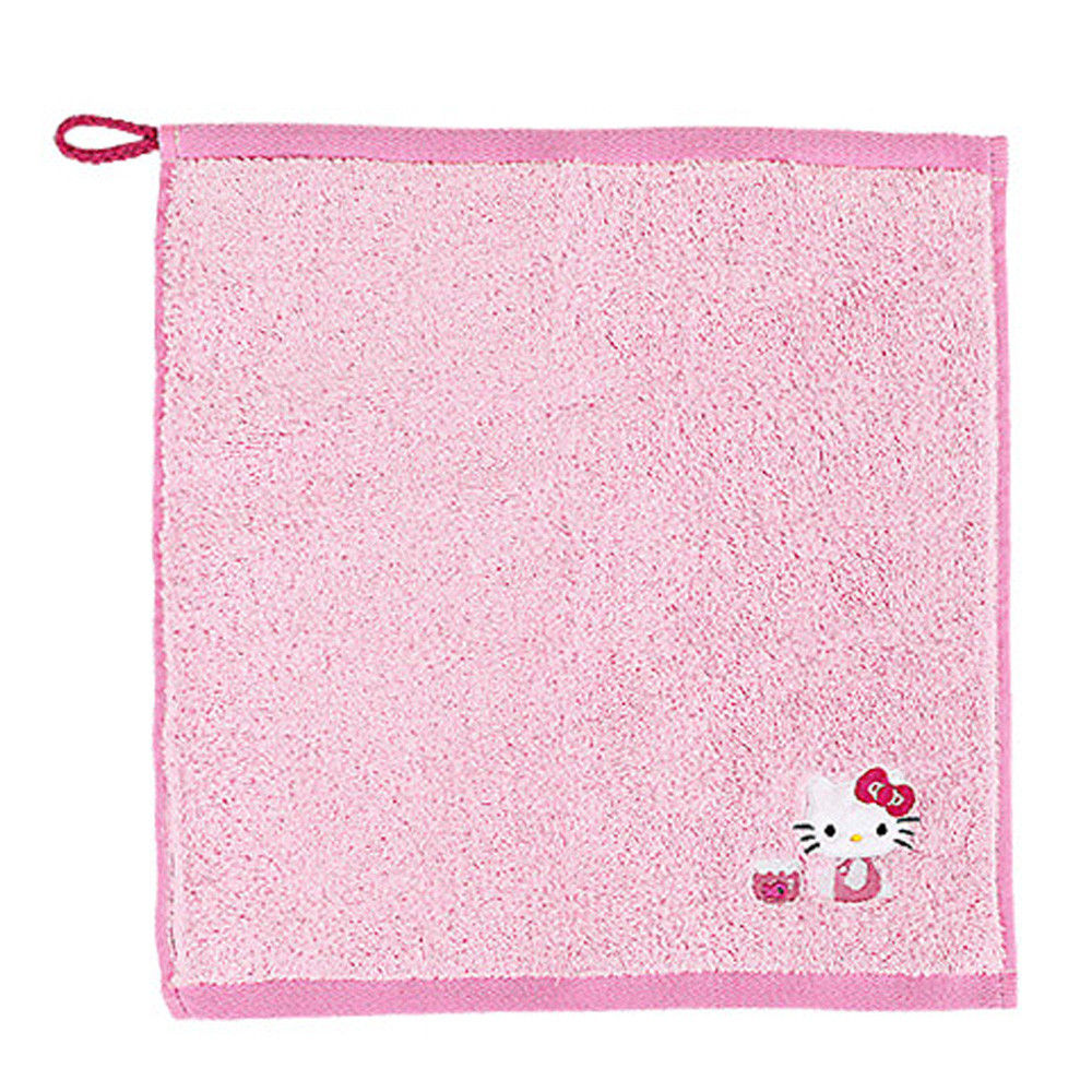 릴팡 핸드타올 헬로키티 소프트 고리코튼 핸드 타월 어린이집 고리수건 주방수건