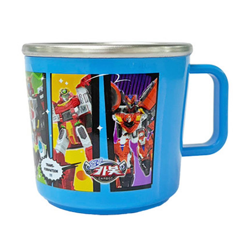 유유 아기컵 헬로카봇15 논슬립 스텐컵 유아컵