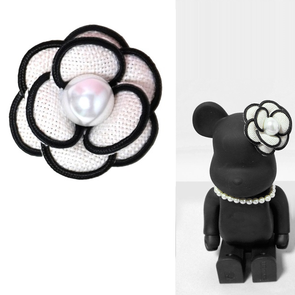 키즈맘아트 푸어링 아트 아티스트 데코 카멜리아 진주 코사지 (흰색)