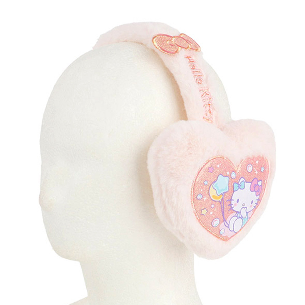 윙하우스 방한용품 헬로키티 하트완구 접이식 귀마개 어린이 아동