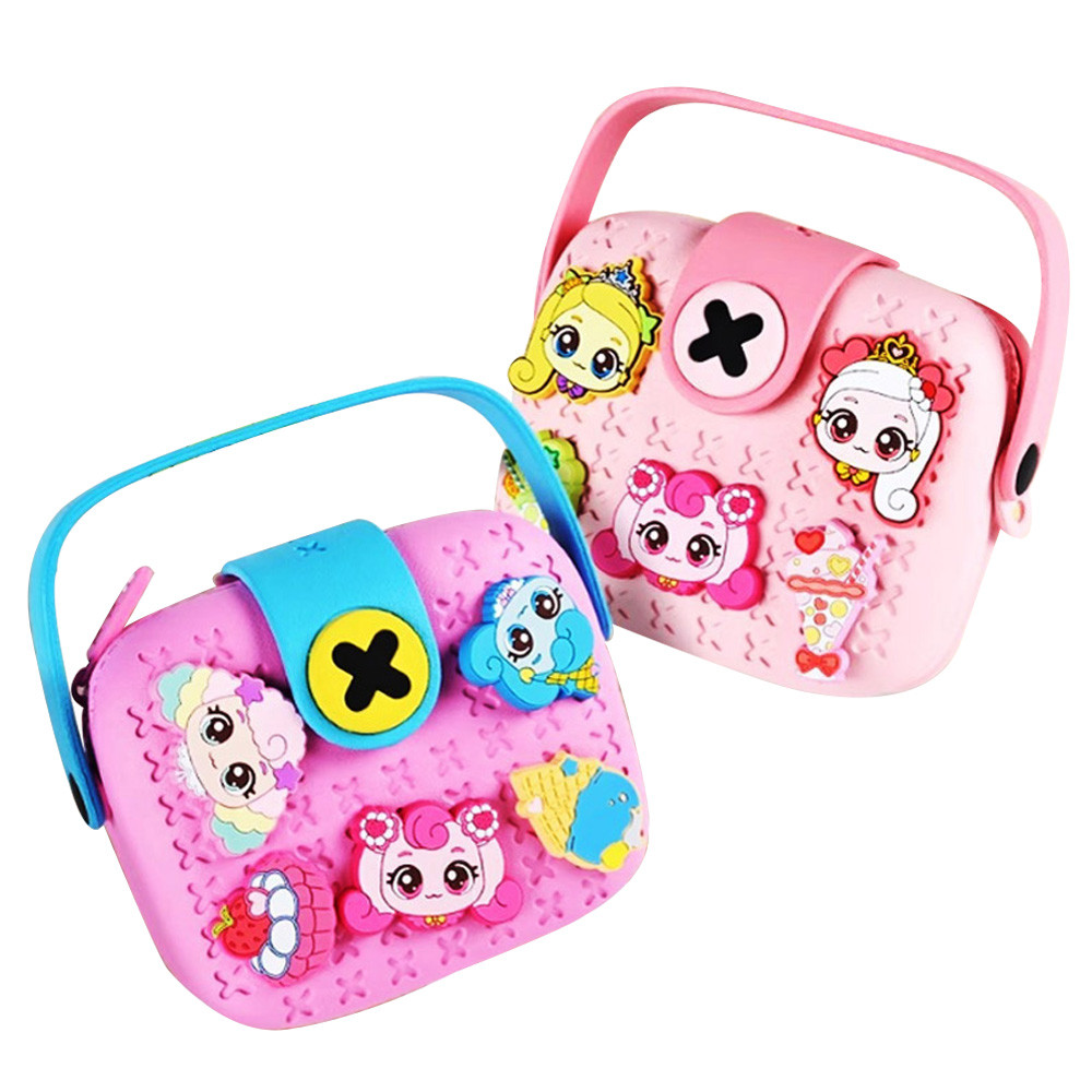 나라 크로스가방 캐치티니핑 실리콘 크로스 백파츠 no.5 (랜덤1개) 캐릭터 가방