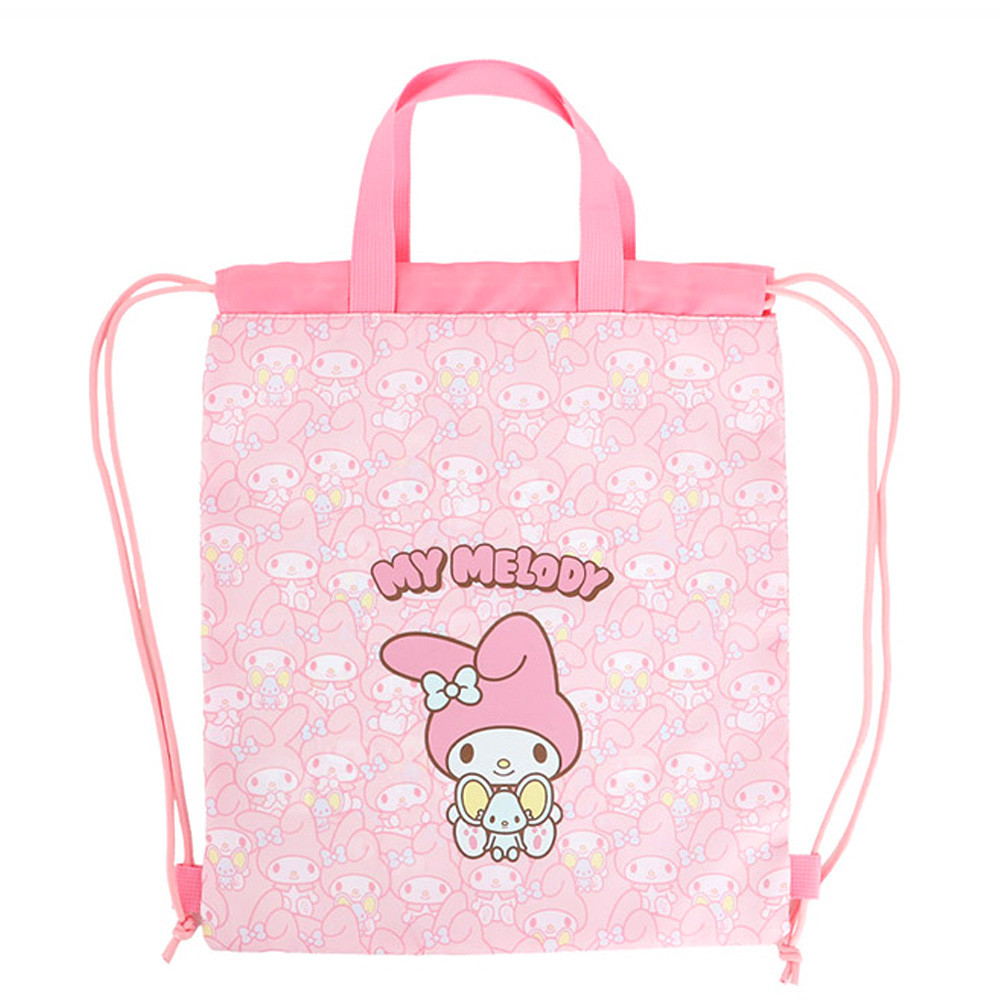 윙하우스 학생보조가방 마이멜로디 와글와글 보조가방 실내화 주머니