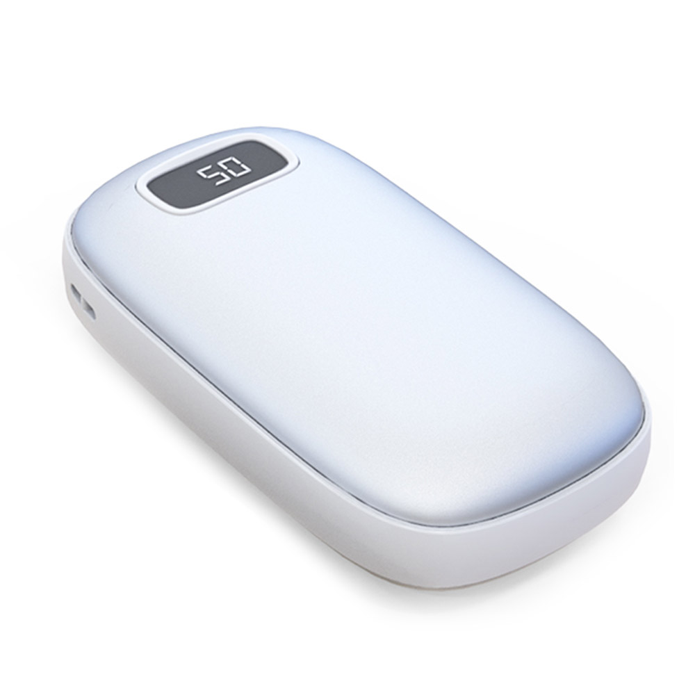 베온 손난로보조배터리 충전식 핸드워머 (실버) 배터리 손난로 보조배터리