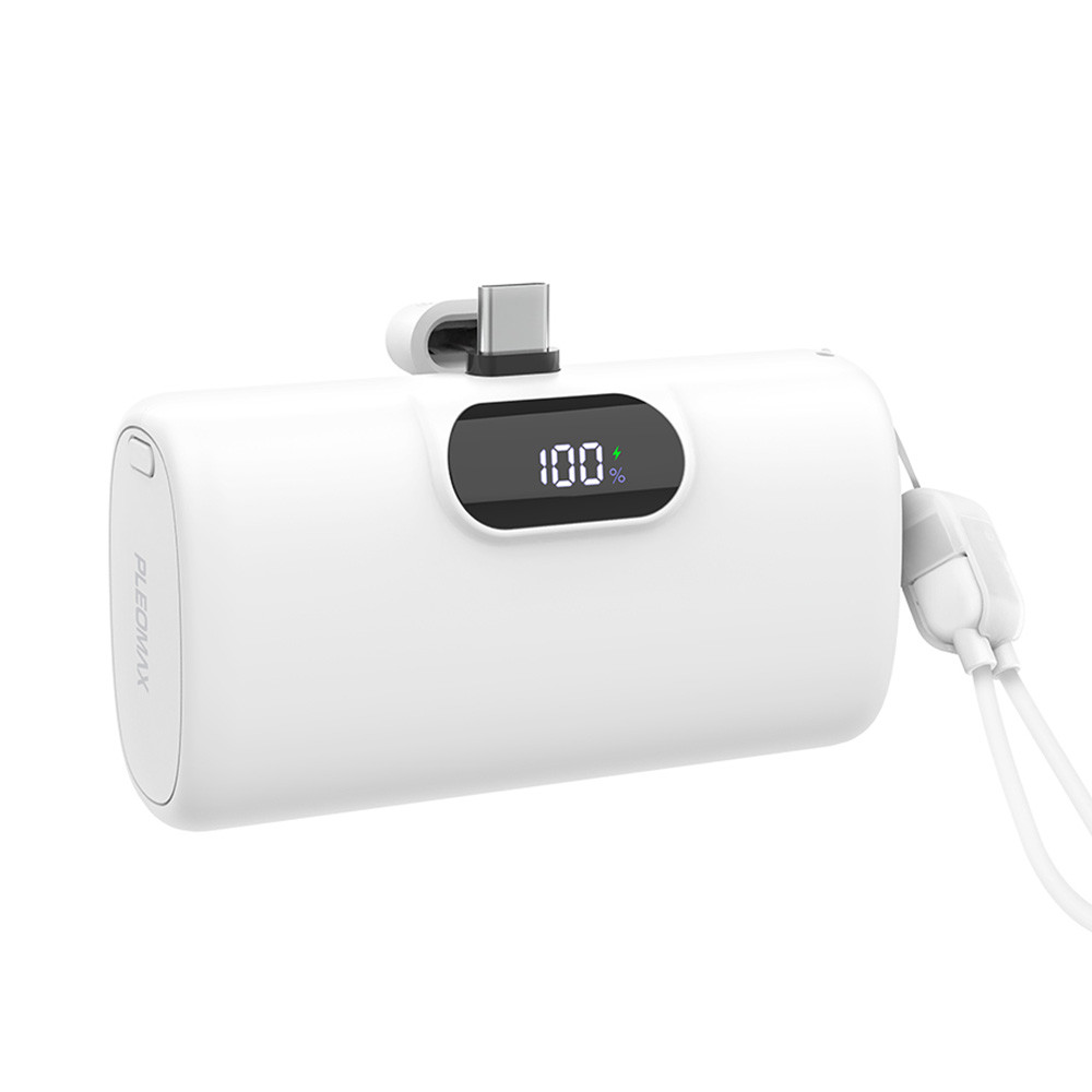 PLEOMAX 보조배터리 고속 충전 PD 22.5W 일체형 미니 (PMPB-MINI10000)