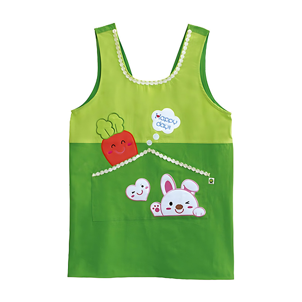 가꿈 선생님앞치마 교사용 토끼 앞치마 (그린) (NO.707) 유치원 어린이집