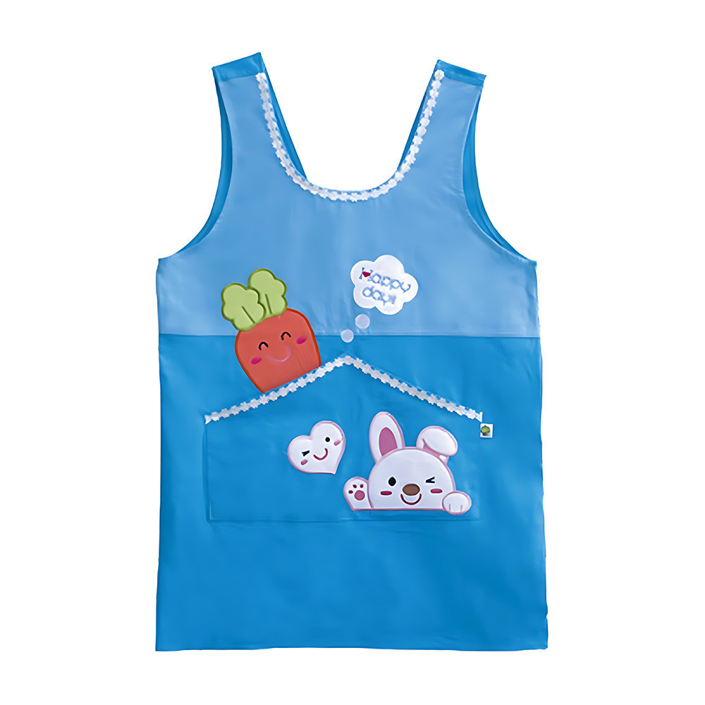 가꿈 선생님앞치마 교사용 토끼 앞치마 (블루) (NO.709) 유치원 어린이집