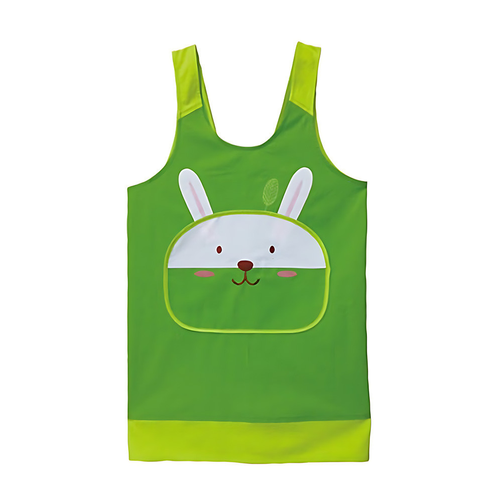 가꿈 선생님앞치마 교사용 멋쟁이 토끼 앞치마 (그린) (NO.729) 유치원 어린이집