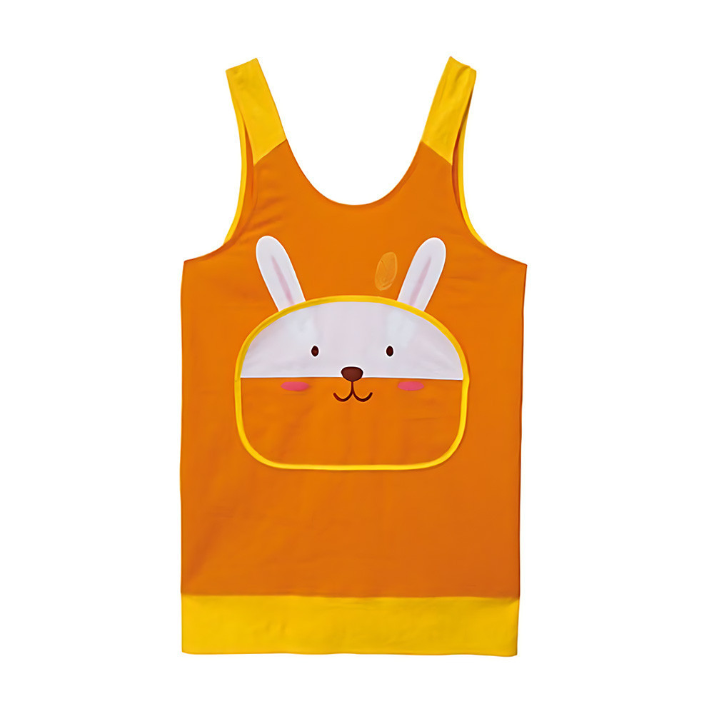 가꿈 선생님앞치마 교사용 멋쟁이 토끼 앞치마 (오렌지) (NO.730) 유치원 어린이집