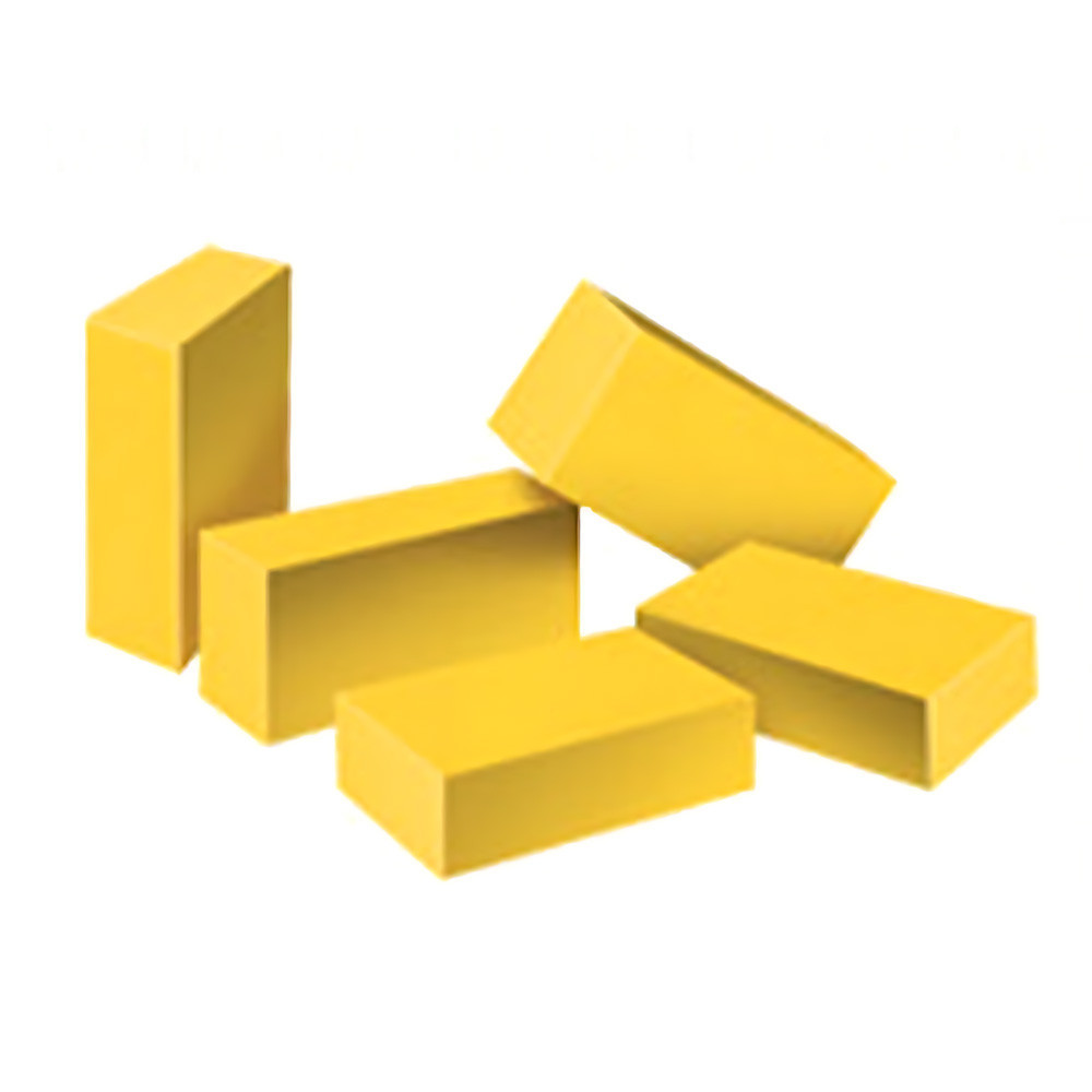 가꿈 종이블럭 빅 벽돌 블럭 40pcs (노랑) (NO.871) 블록 블럭 완구