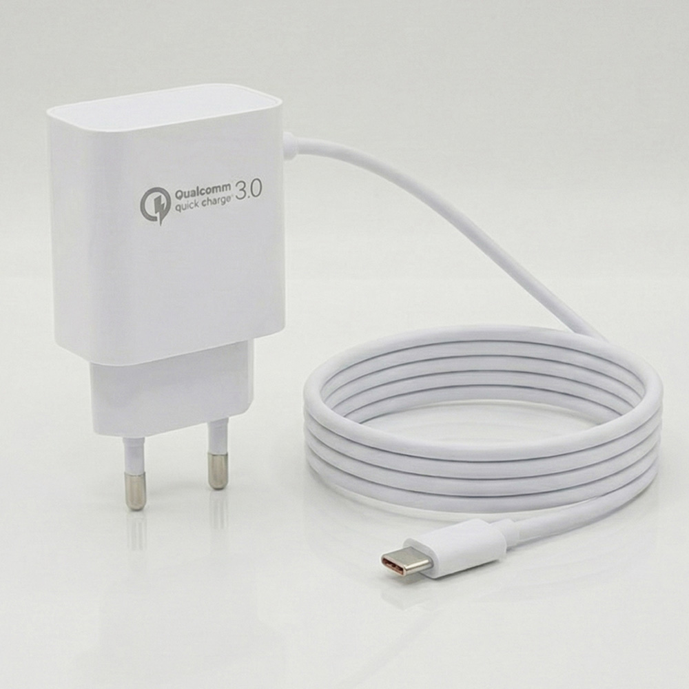베온 가정용고속충전기 MAX 18W QC3.0 18W 일체형 충전기 (1.2M) 핸드폰고속충전기