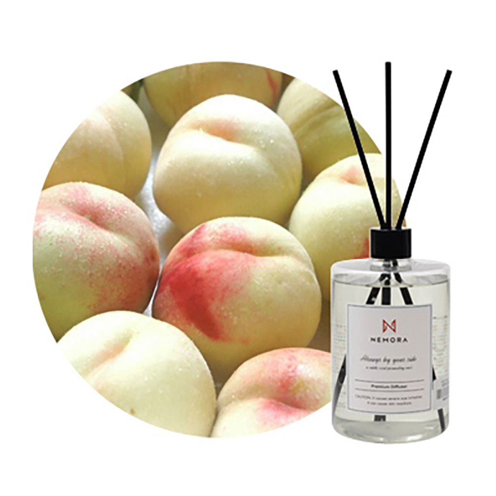 네모라 디퓨저 대용량 방향제 프리미엄 고급 500ml (화이트피치)