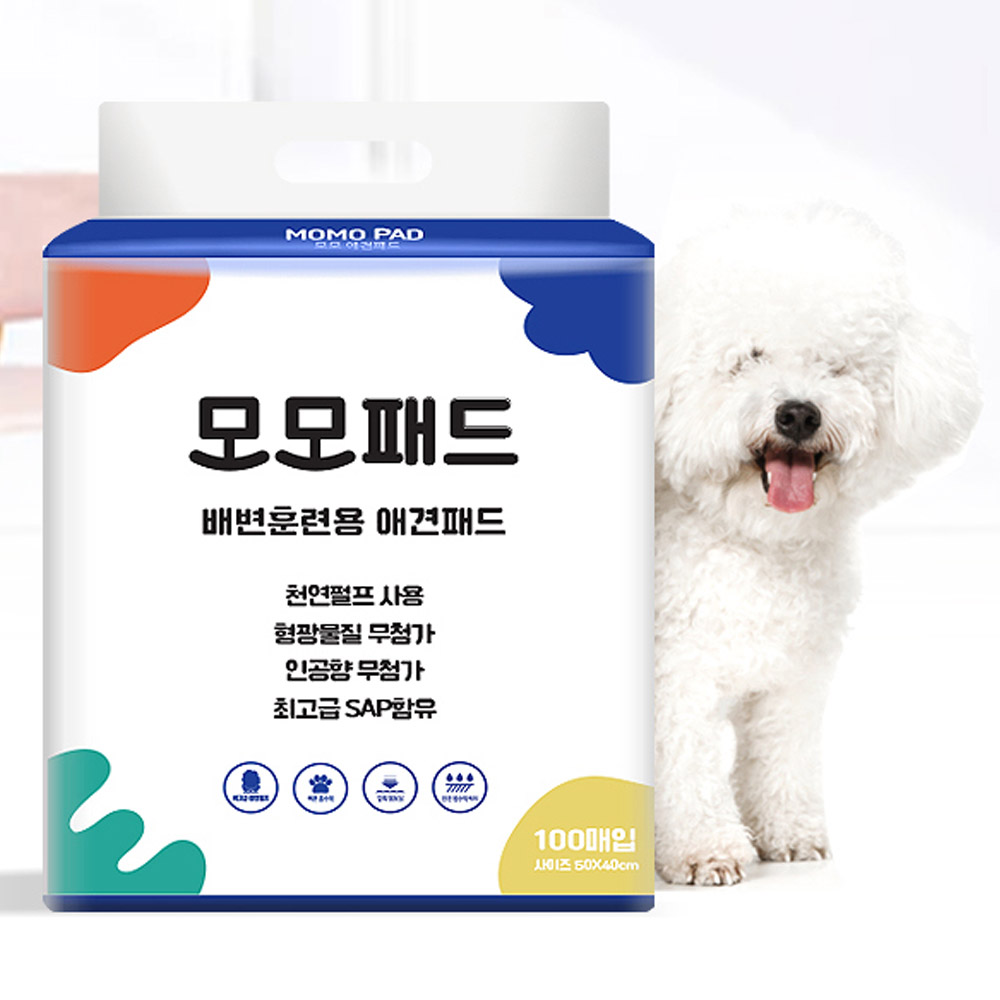 모모 배변패드 절약형 패드 (레몬향) 100매