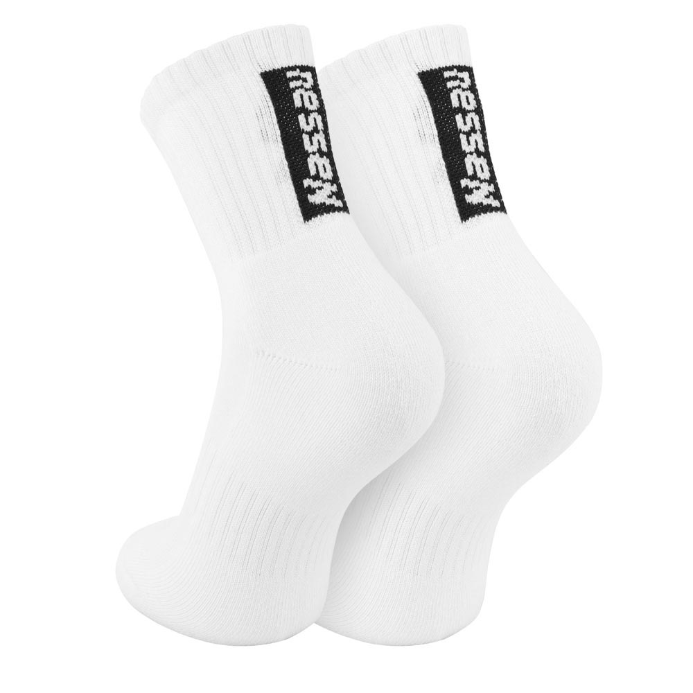낫소 스포츠양말 중목 남성용 SM-M01 (화이트) 스포츠 러닝 양말