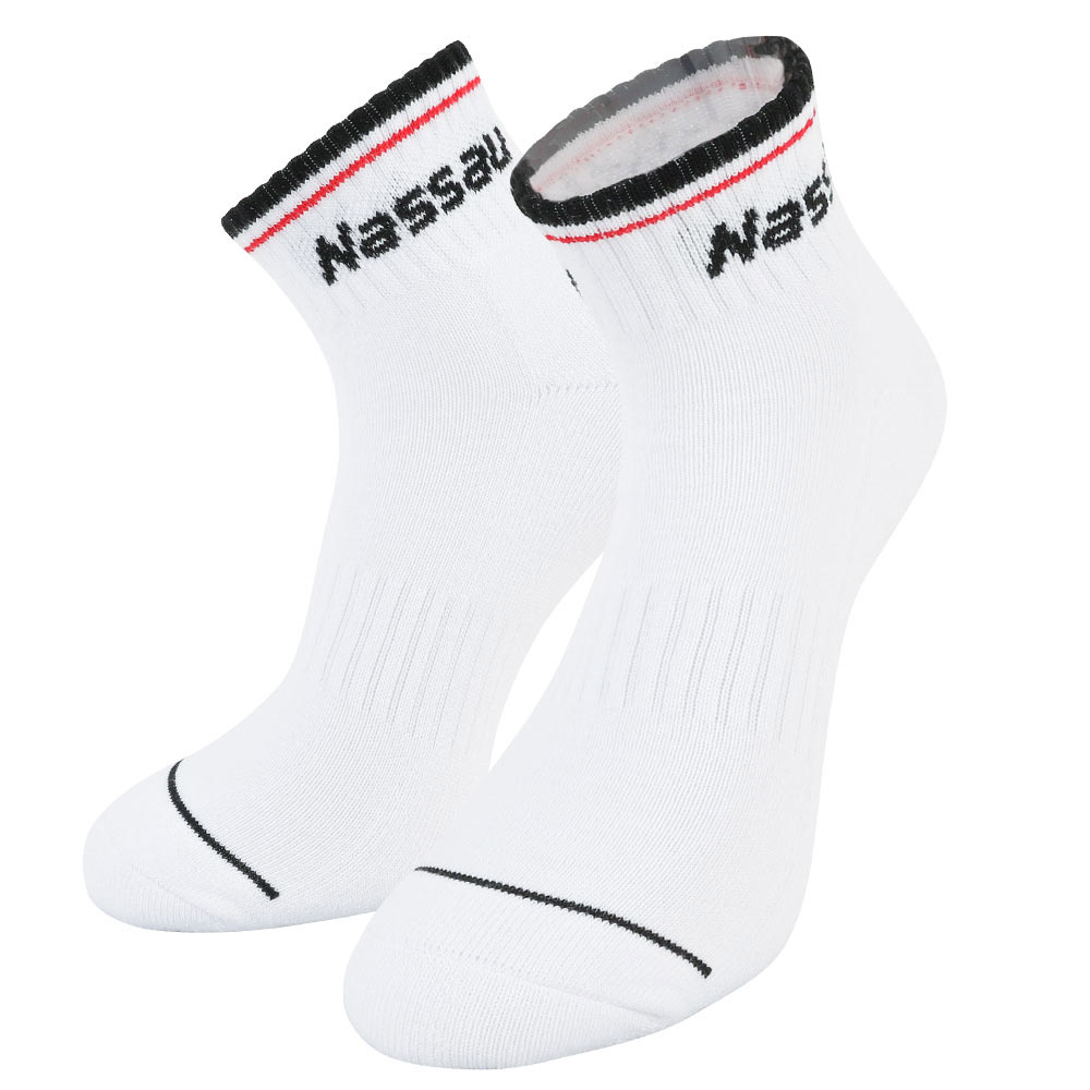 낫소 스포츠양말 단목 남성용 SS-M04 (블랙레드) 스포츠 러닝 양말