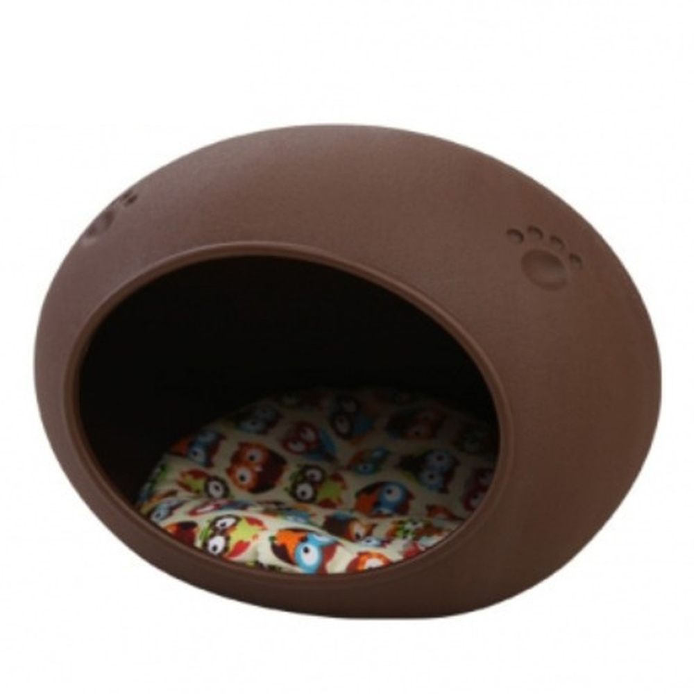 레드퍼피 강아지하우스 펫빌더 하우스 (브라운) (방석포함) 애견 펫하우스 강아지집