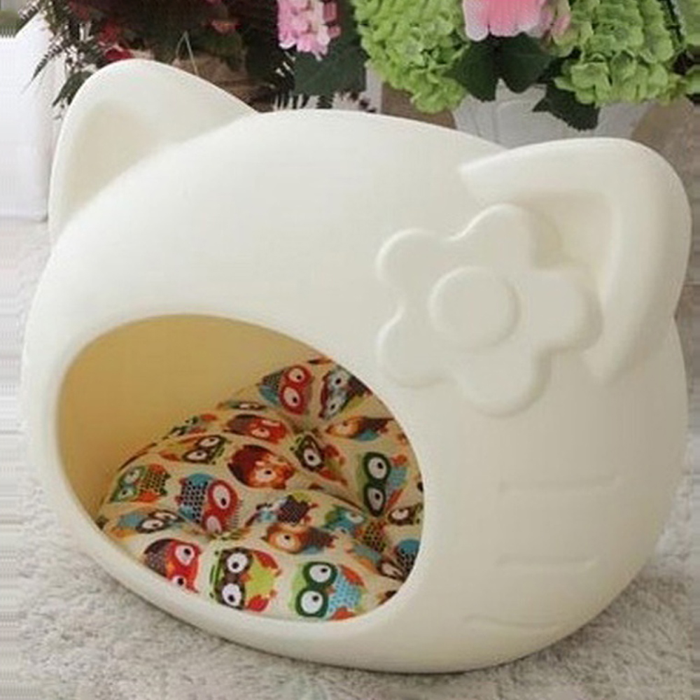 레드퍼피 강아지하우스 캣피 하우스 (아이보리) (방석포함) 펫하우스 애견 강아지집