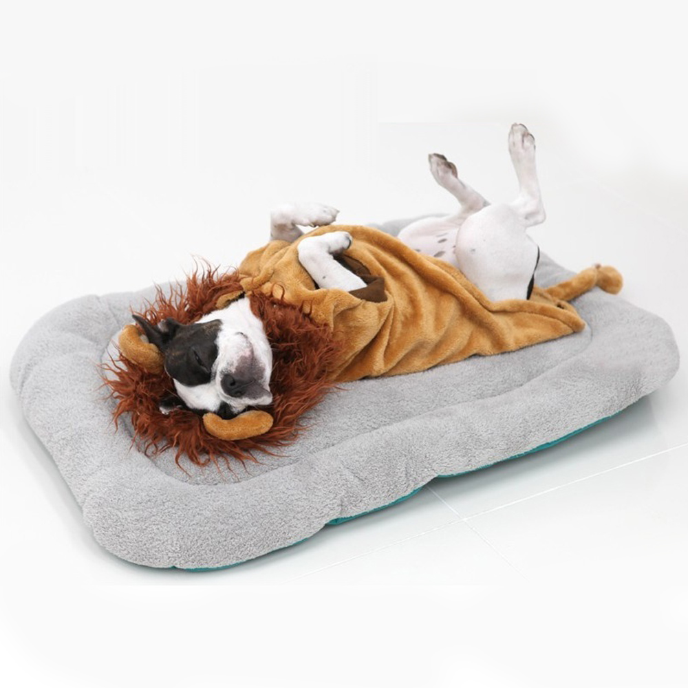 레드퍼피 강아지방석 코퍼빌 펫방석 사각 (그레이) (대형) 애견 펫 반려견방석