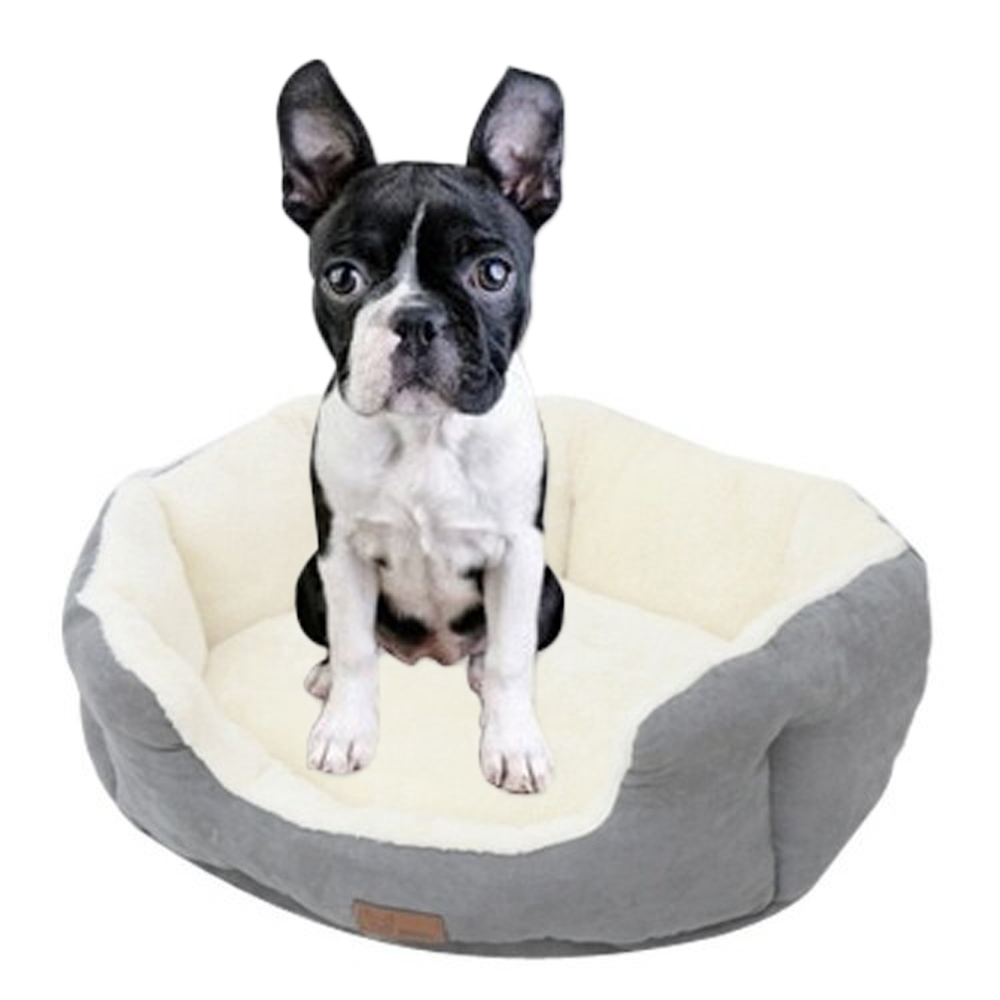 레드퍼피 강아지방석 프렌치 워머 펫쿠션 (그레이) (중형) 애견 펫쿠션 반려견방석