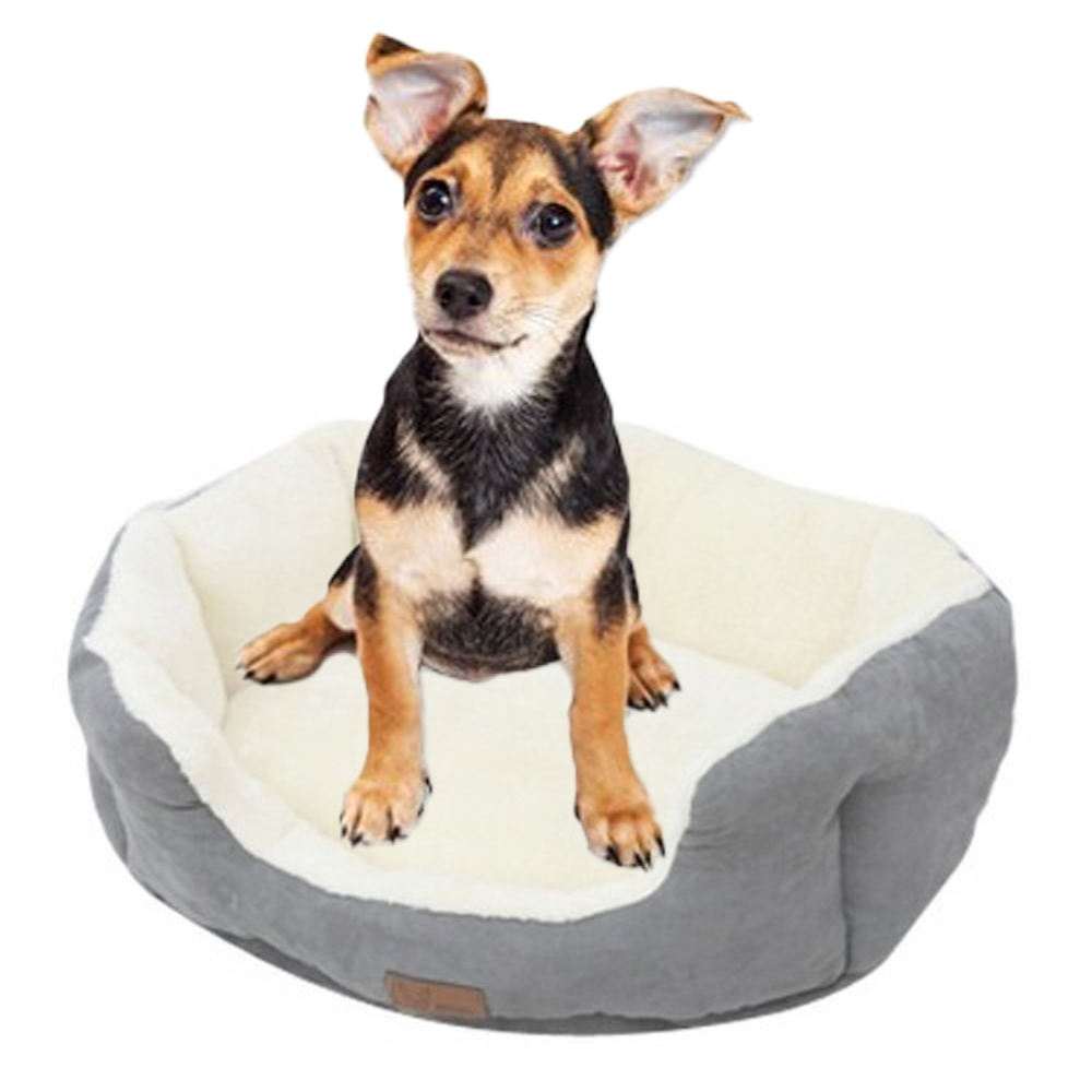 레드퍼피 강아지방석 프렌치 워머 펫쿠션 (그레이) (대형) 애견 펫쿠션 반려견방석