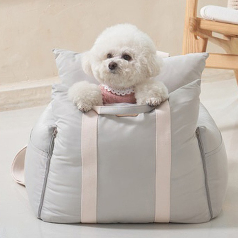 레드퍼피 강아지카시트 안젤라 카시트 (그레이) 애견 반려견 차량용카시트