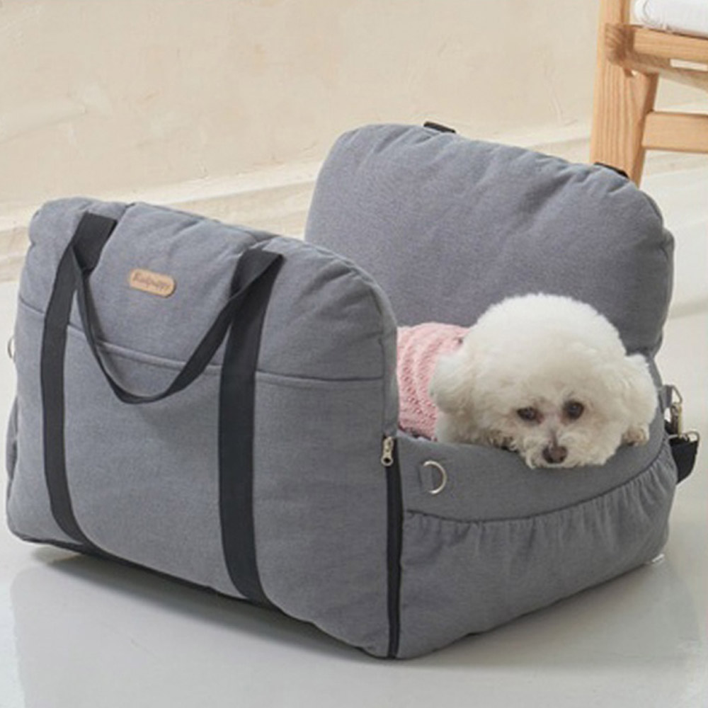 레드퍼피 강아지카시트 홀푸스 카시트 (그레이) 애견 반려견 차량용카시트