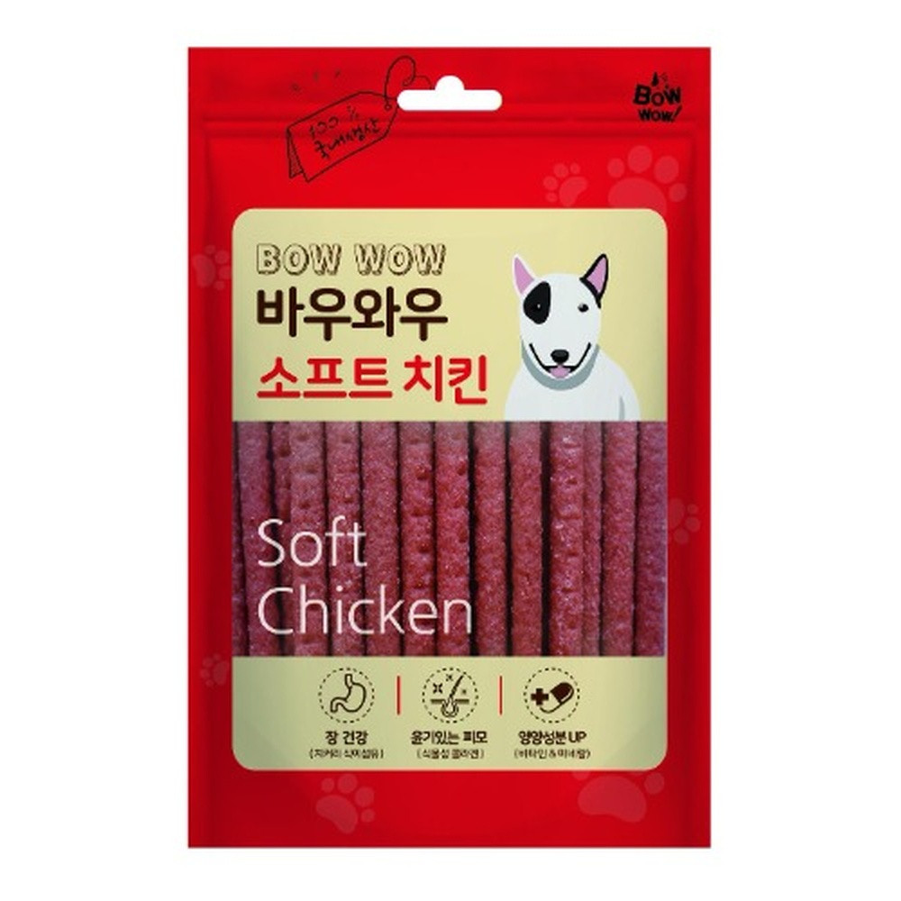 바우와우 애견간식 바우와우 소프트 치킨져키 150g