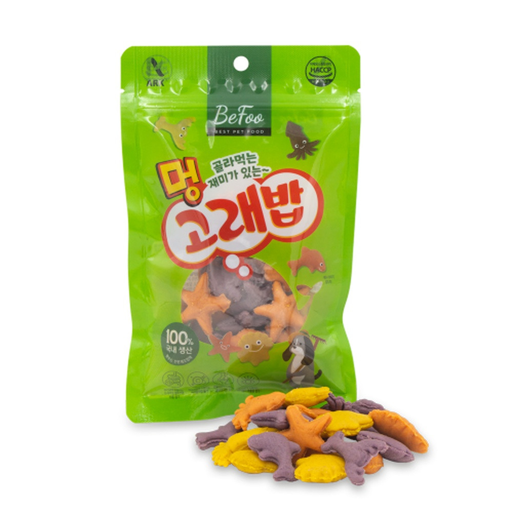 베푸 애견간식 베푸 멍고래밥 100g
