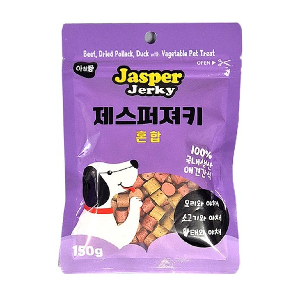 아침애 애견간식 아침애 제스퍼져키 (혼합) 150g