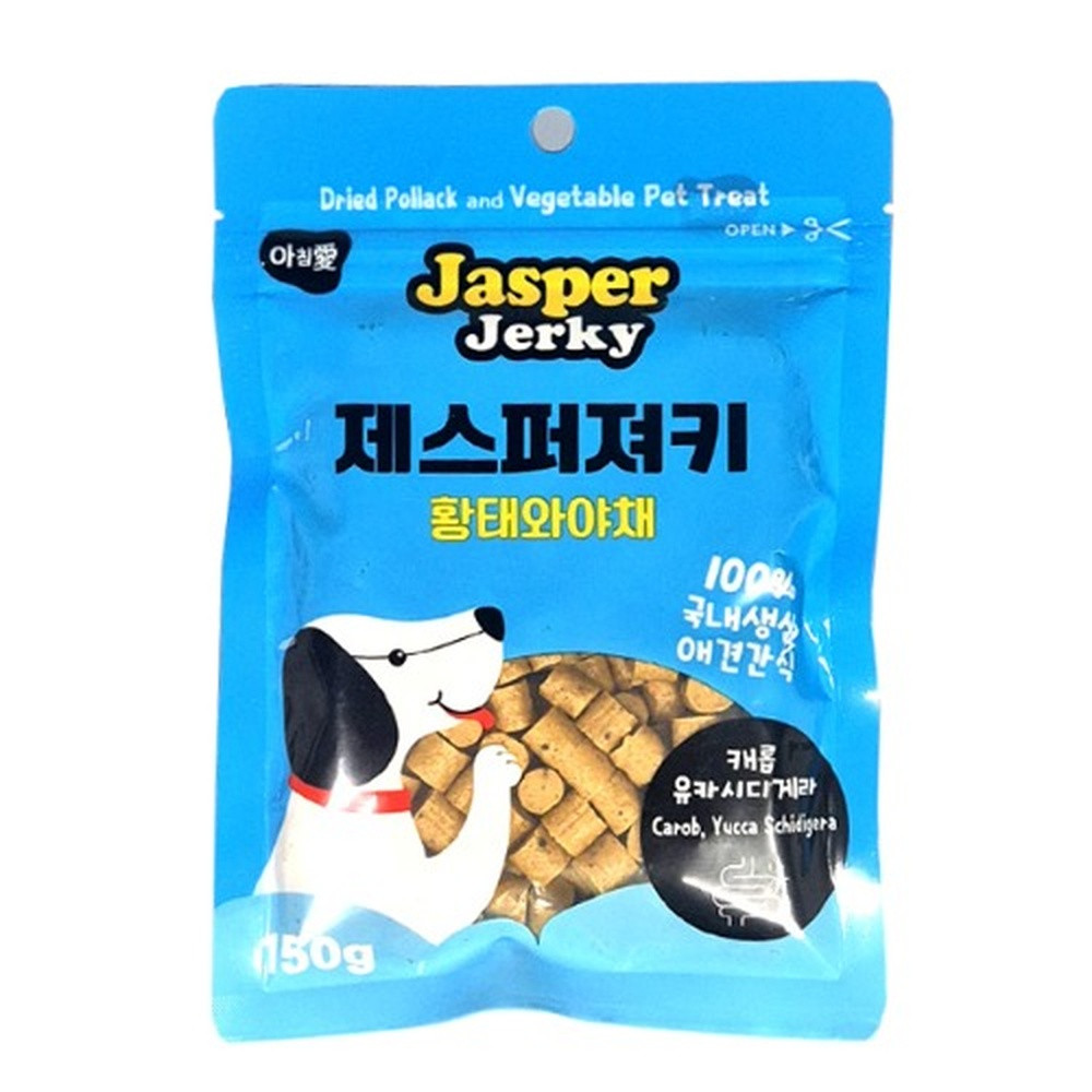 아침애 애견간식 아침애 제스퍼져키 (황태와야채) 150g