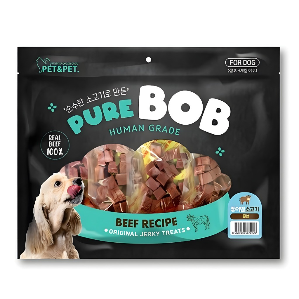 펫앤펫 애견간식 퓨어밥 소고기큐브 300g
