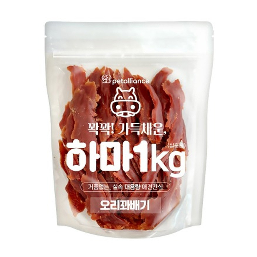 펫얼라이언스 하마 오리 꽈배기 1kg