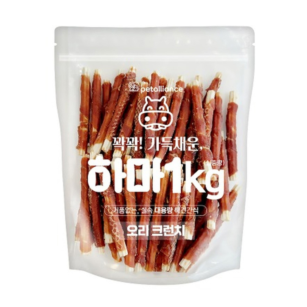 펫얼라이언스 하마 오리 크런치 1kg