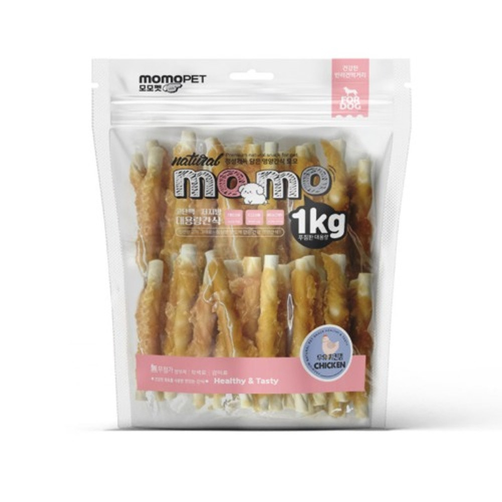 모모 강아지껌 사사미 우유 치킨껌 1kg