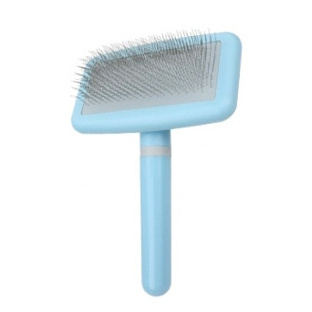 Histotree 강아지 포펫 슬리커 브러쉬 (대) (블루) 애견 미용 빗